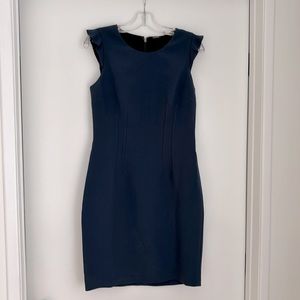 Elie Tahari blue sleeveless dress